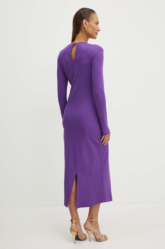 Odzież Liviana Conti sukienka F4WI22 fioletowy