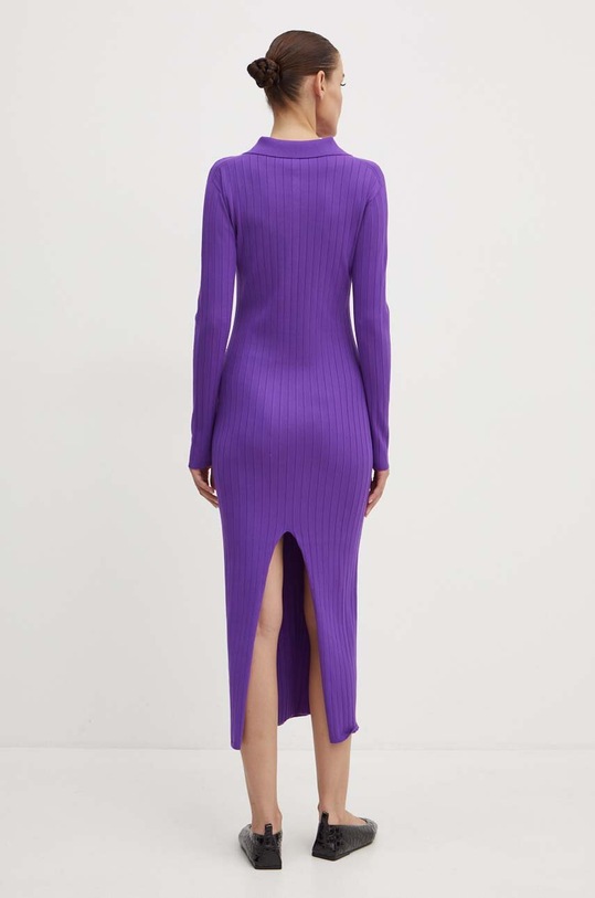 Odzież Liviana Conti sukienka F4WF16 fioletowy