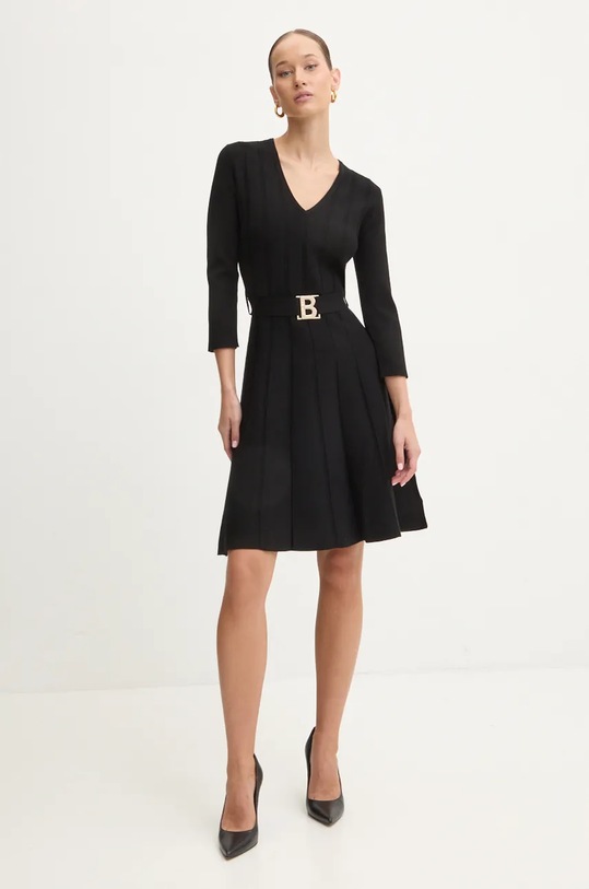 Haljina Blugirl Blumarine bez uzorka crna RF4005.MS99E