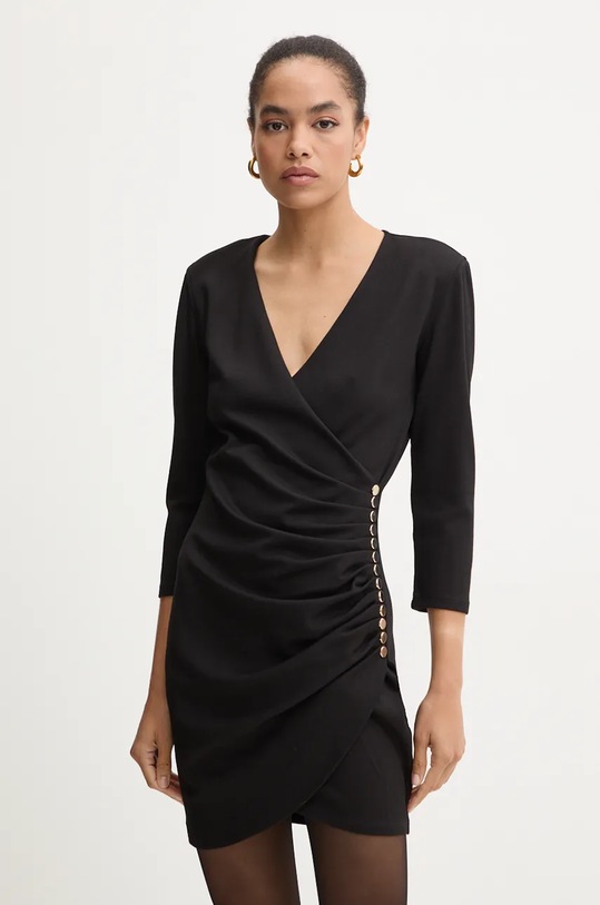 Šaty Blugirl Blumarine nášivka černá RF4180.J4762