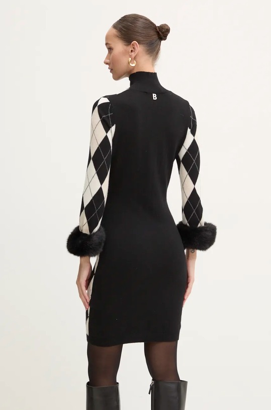 Abbigliamento Blugirl Blumarine vestito con aggiunta di lana RF4193.MS14G nero