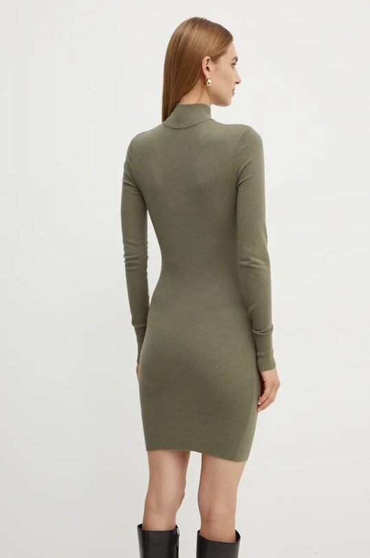 Odzież Silvian Heach sukienka BENEL GPA24307VE zielony