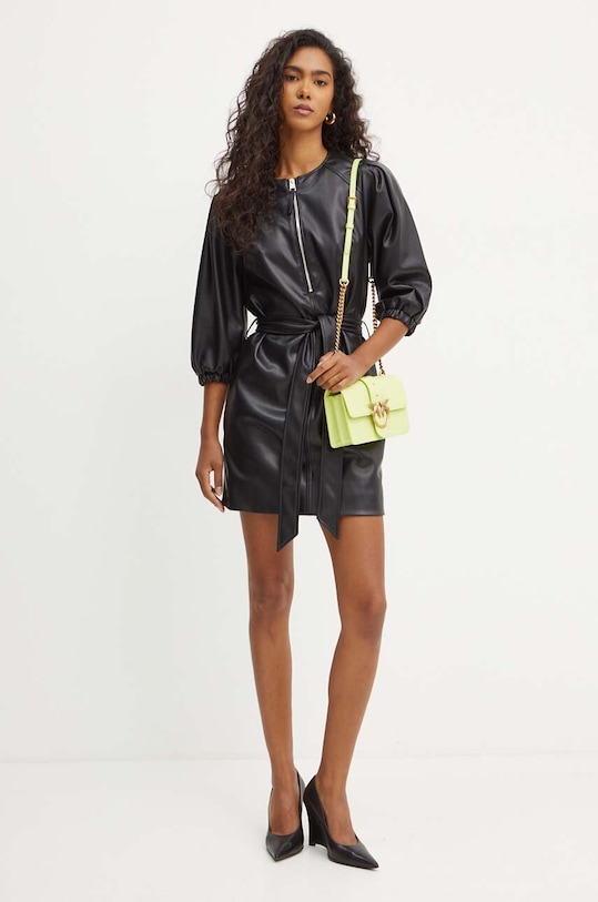 Silvian Heach rochie KLIN GPA24043VE negru ZW24