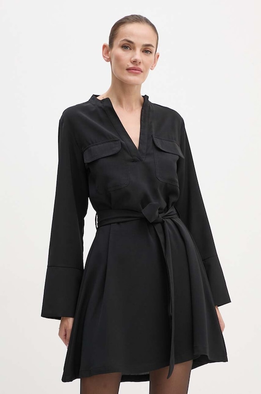 Silvian Heach rochie REIMBA mini negru GPA24120VE