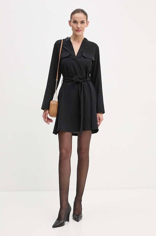 Silvian Heach rochie REIMBA GPA24120VE negru ZW24