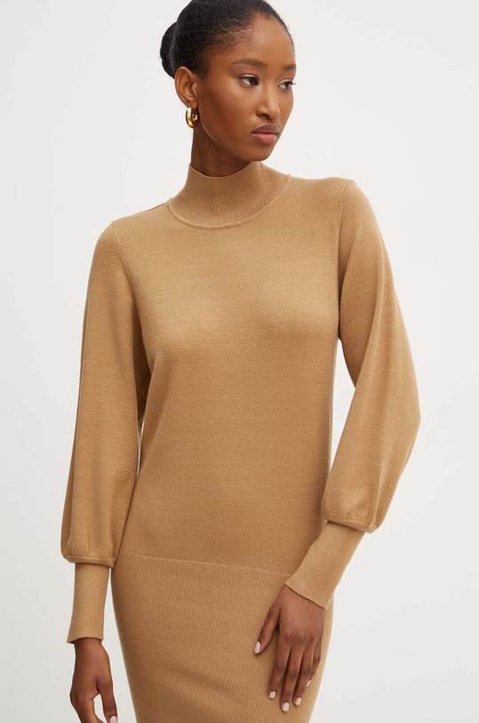 Silvian Heach sukienka IKUR beżowy GPA24153VE