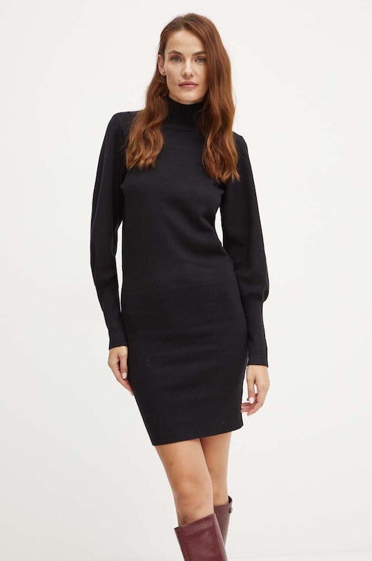 Silvian Heach sukienka IKUR casual czarny GPA24153VE