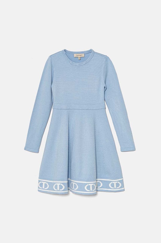 Twinset vestito bambina 242GJ3162.128.170 blu ZW24