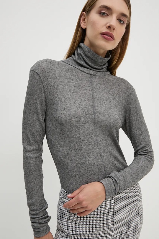 Day Birger et Mikkelsen sweter z domieszką wełny Eve - Soft Wool melanż szary DAY65243433