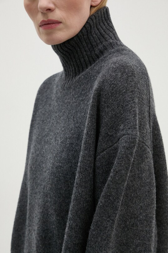 Vlněný svetr Day Birger et Mikkelsen Kendra - Soft Lamb šedá DAY65243471