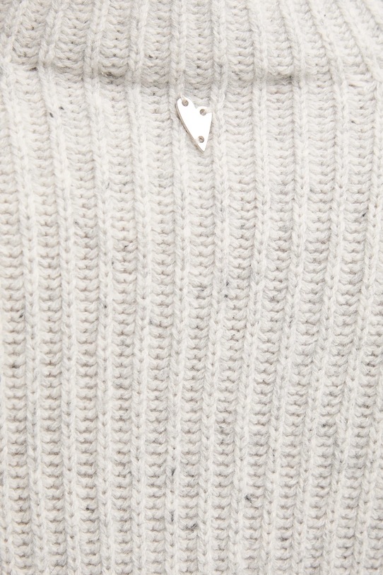 Mos Mosh sweter wełniany 165750 szary