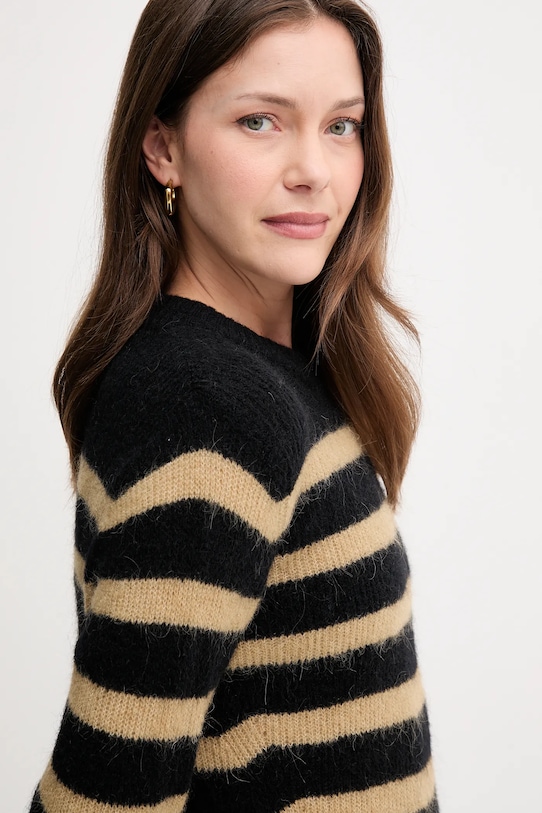 Μάλλινο πουλόβερ Mos Mosh μαύρο 165660