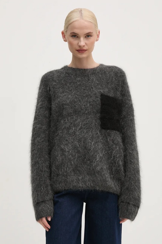 Mos Mosh pulover de lana gri 165920