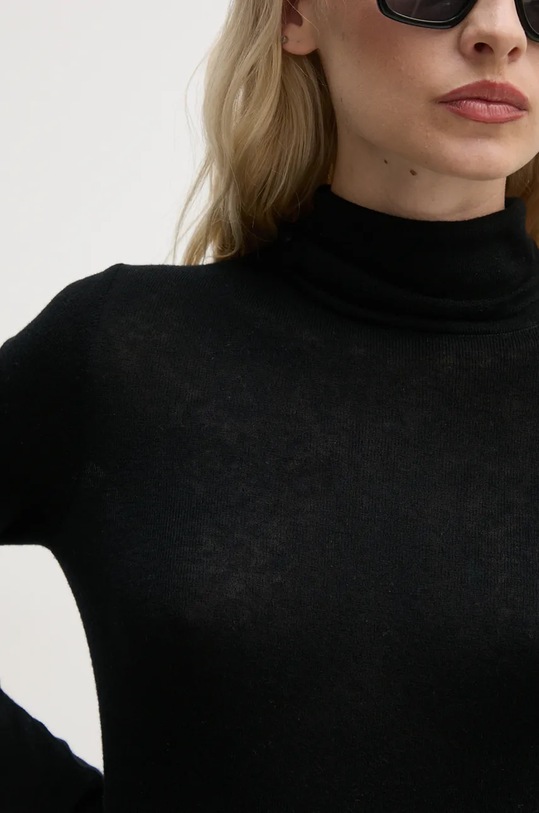 Mos Mosh sweter wełniany 165910 czarny