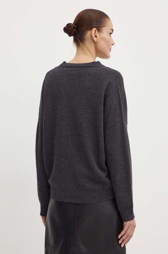 Odzież Liviana Conti sweter wełniany F4WC07 szary