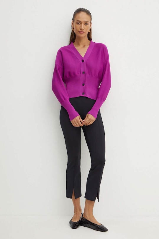 Kardigan Liviana Conti F4WG10 fialová ZW24