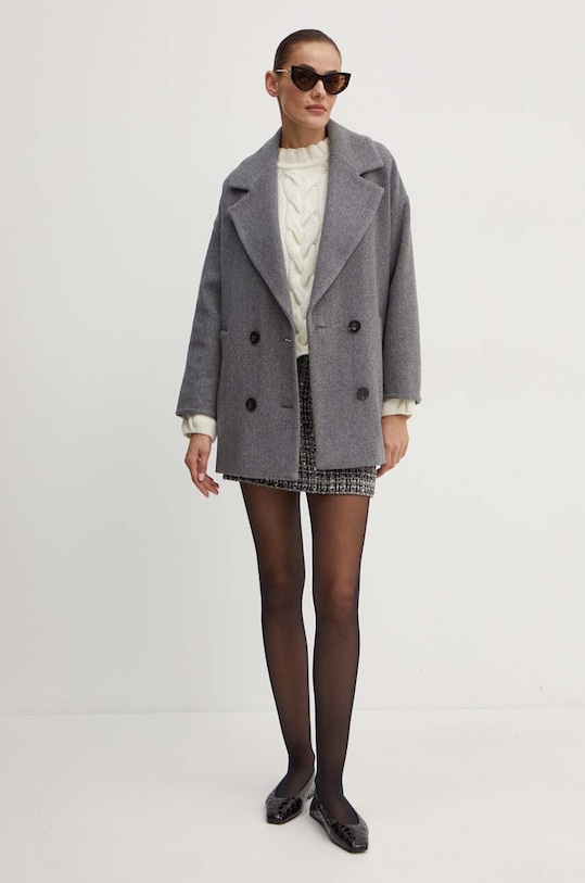 Liviana Conti sweter kaszmirowy F4WC34 beżowy ZW24