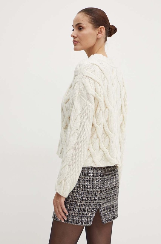 Odzież Liviana Conti sweter kaszmirowy F4WC34 beżowy