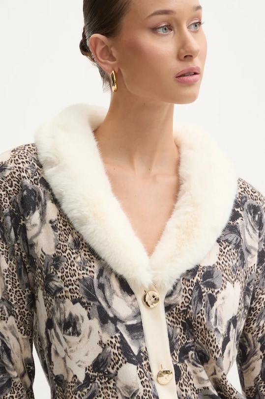 Πλεκτή ζακέτα Blugirl Blumarine μπεζ RF4019.MAB01