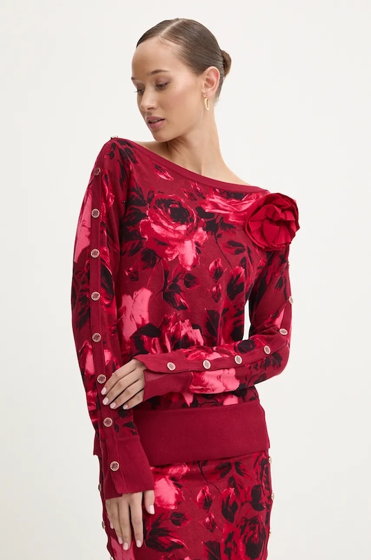 Dvostrani pulover Blugirl Blumarine ostalo bordo RF4030.MA98O