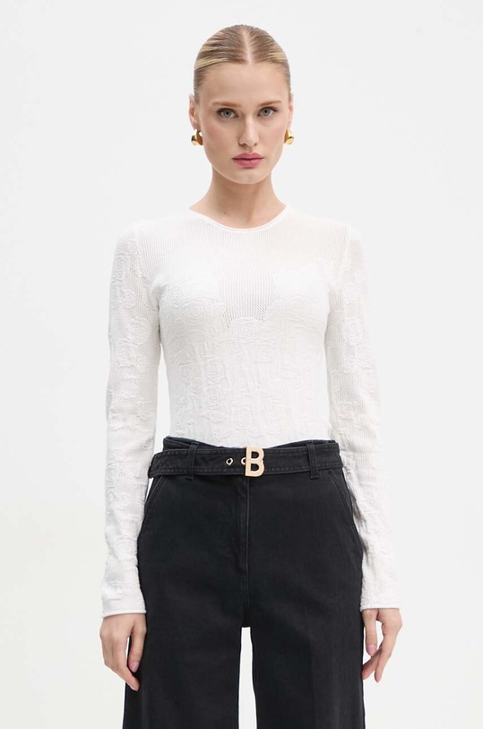 Svetr Blugirl Blumarine kulatý béžová RF4049.MS99E