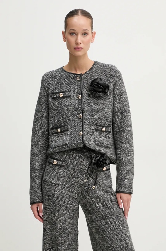 Сако Blugirl Blumarine трикотаж сив RF4142.MA95O