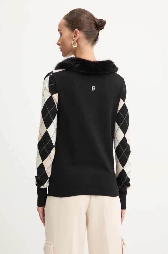 Odjeća Kardigan s primjesom vune Blugirl Blumarine RF4192.MS14G crna