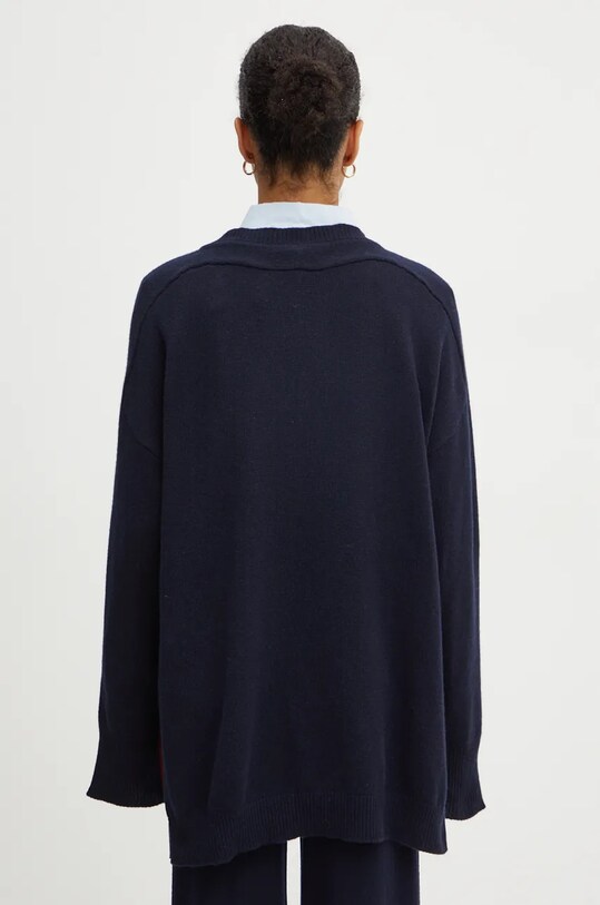 Oblečení Kašmírový svetr Liviana Conti L4WC07 námořnická modř