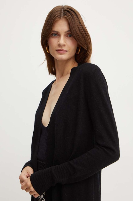Silvian Heach kardigan LANGE czarny GPA24277CD