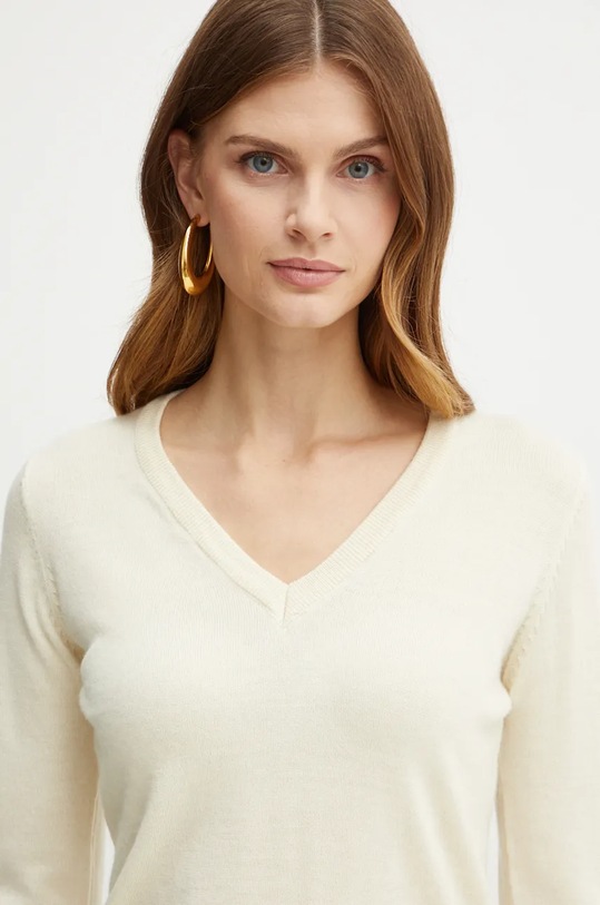 Silvian Heach pulover de lana MAIWALD bej GPA24313MA