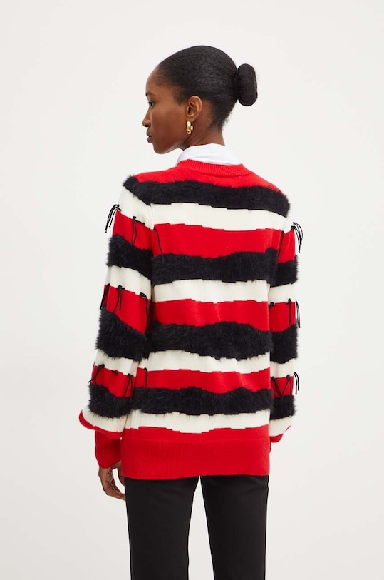 Odzież Silvian Heach kardigan MANFRED GPA24078CD czerwony