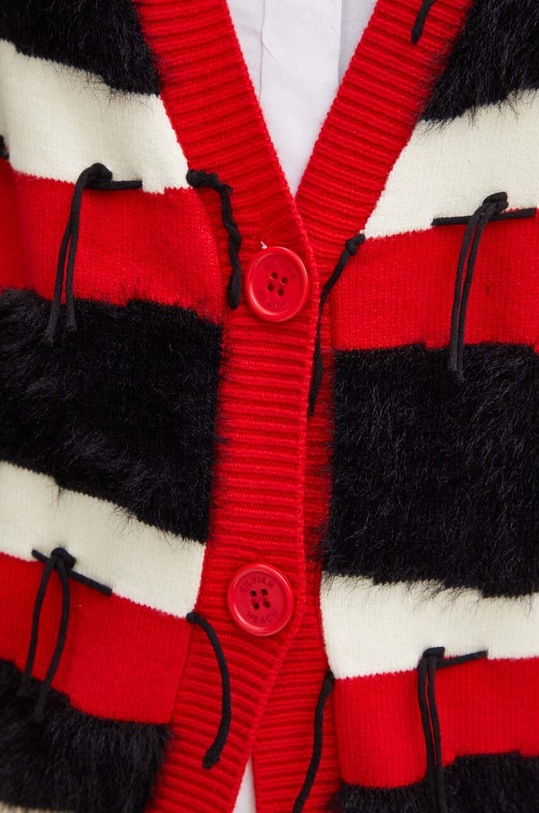 Silvian Heach kardigan MANFRED GPA24078CD czerwony