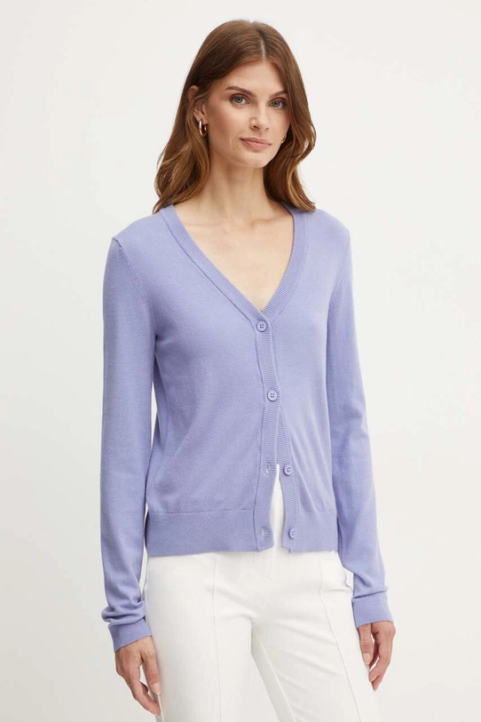 Silvian Heach cardigan MOLES subtiri violet GPA24064CD