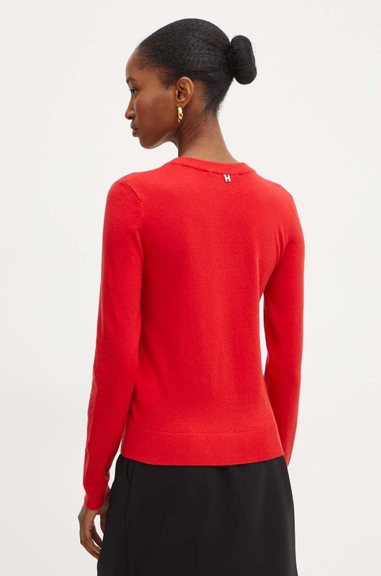 Odzież Silvian Heach kardigan MOLES GPA24064CD czerwony