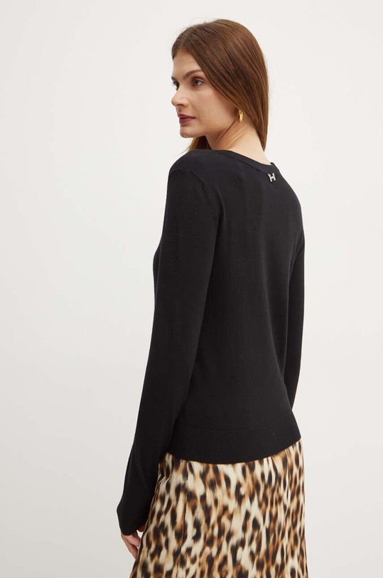 Odzież Silvian Heach kardigan MOLES GPA24064CD czarny