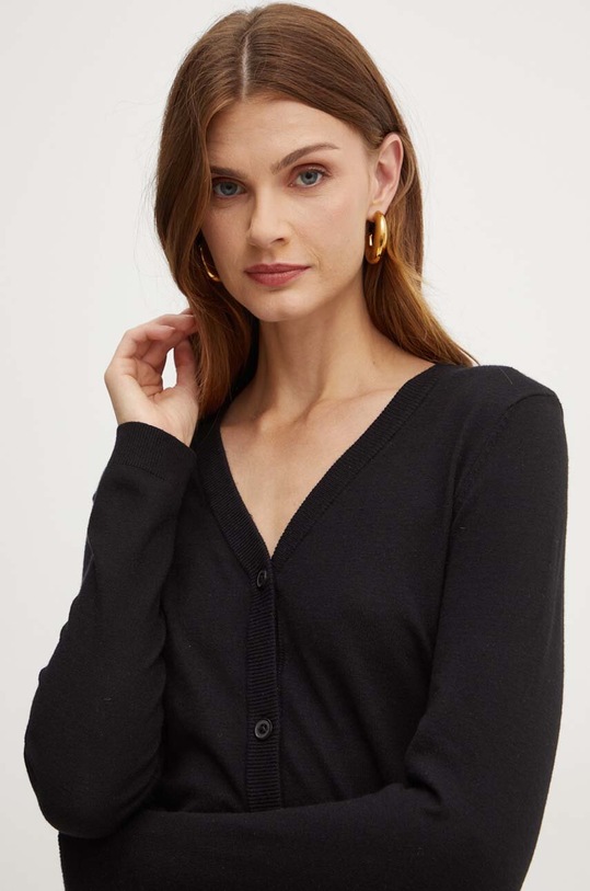 Silvian Heach kardigan MOLES czarny GPA24064CD