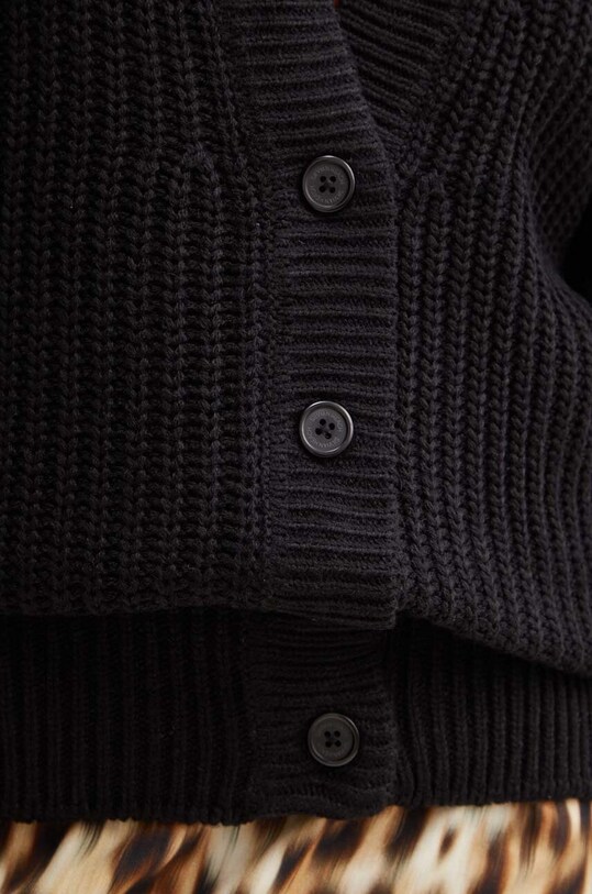 Silvian Heach cardigan RINER negru GPA24062CD