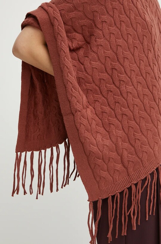 Pončo Silvian Heach PLIZ GPA24321PN hnedá