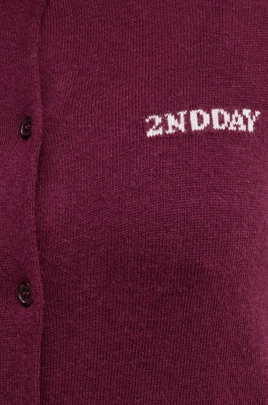 Kardigán s prímesou vlny 2NDDAY Vinny TT 2245341408 fialová