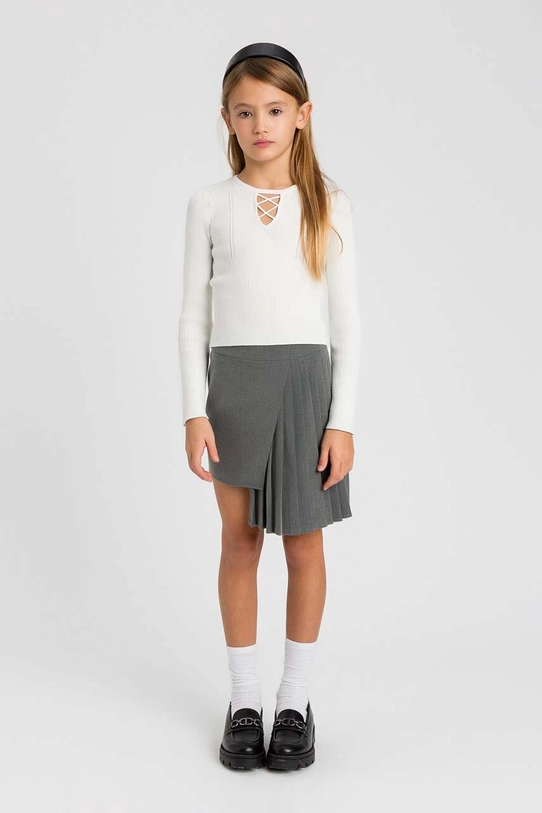 Twinset sweter dziecięcy pozostałe biały 242GJ3191