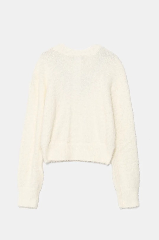 DÍVKA Dětský svetr Twinset 242GJ3210 bílá