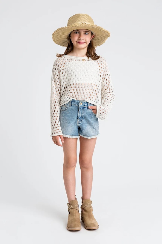 Twinset sweter dziecięcy pozostałe beżowy 251GJ3433.128.170