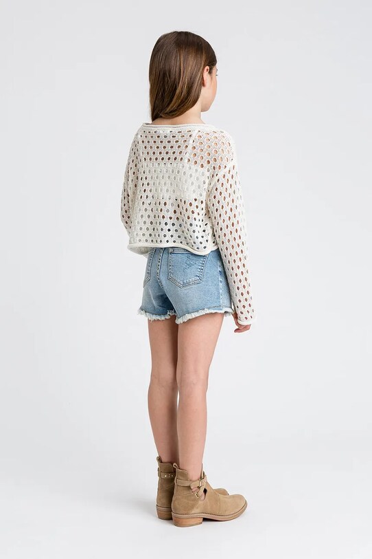 Fete Twinset pulover copii 251GJ3433.128.170 bej