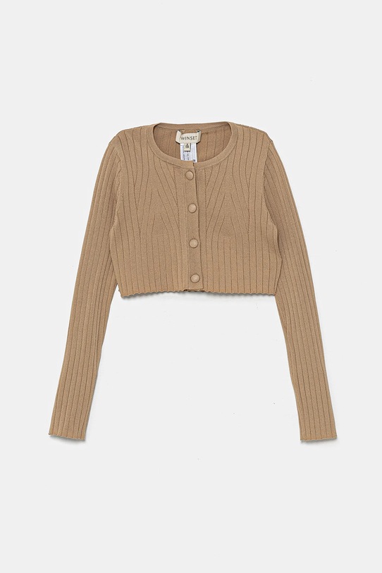 Детский кардиган Twinset 251GJ3405.128.170 бежевый ZS25