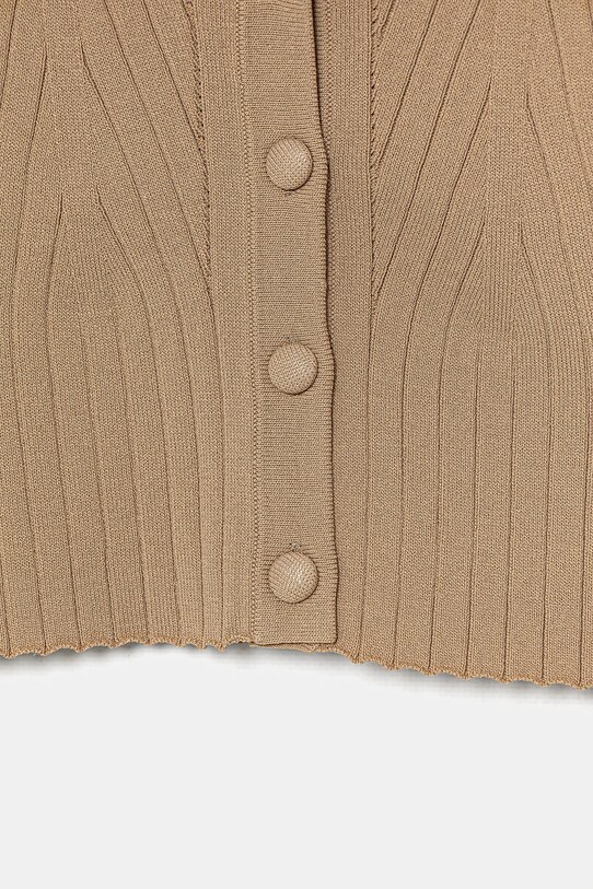 Детский кардиган Twinset бежевый 251GJ3405.128.170