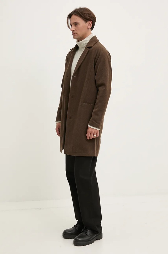 Solid pulover de lana 21108464.1106061 gri ZW24