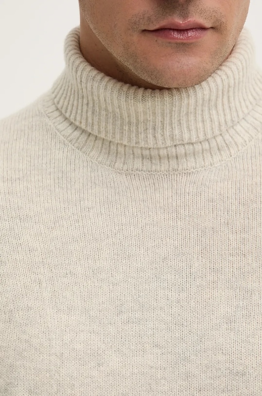 Solid pulover de lana 21108464.1106061 gri