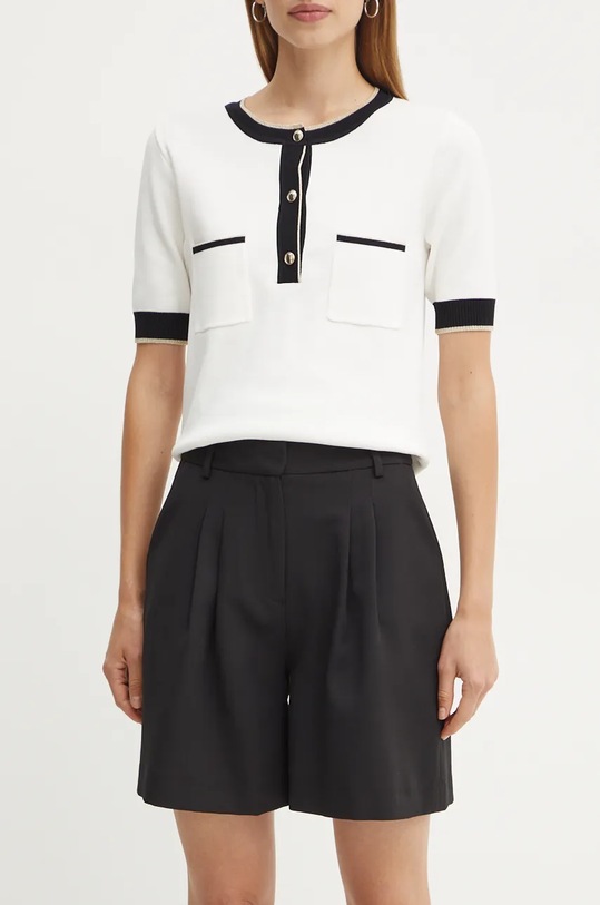 Silvian Heach pantaloni scurti WARTEN panza negru GPA24100SH