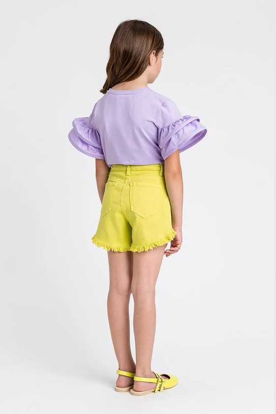 Девочка Детские шорты Twinset 251GJ2610.86.116 жёлтый