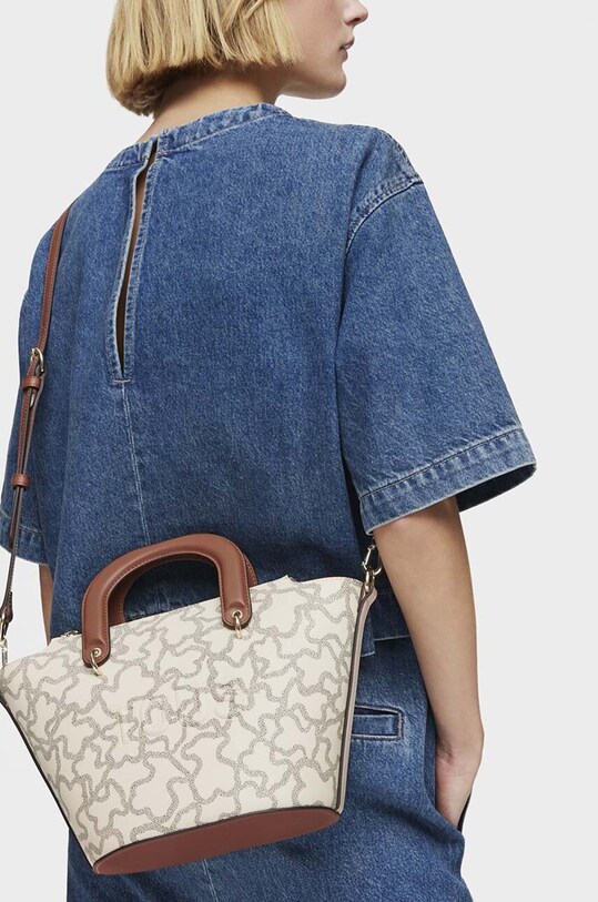 Kabelka Tous 2002127801 béžová